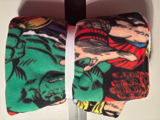 Marvel Avengers with Marvel Logo Fleece Blanket