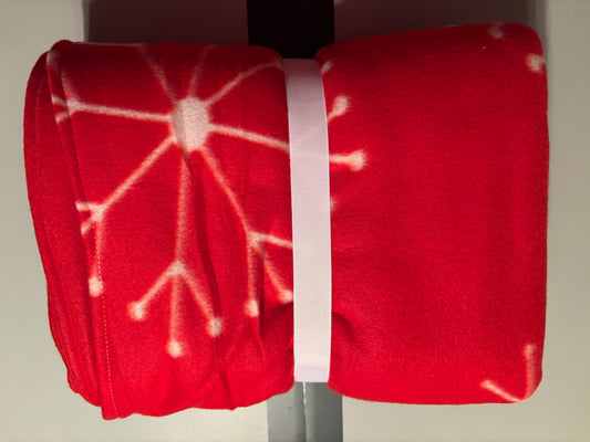 Snowflake Fleece Blanket