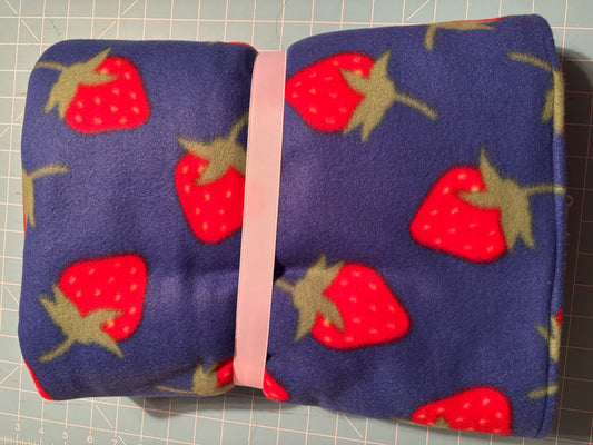 Strawberry Fleece Blanket