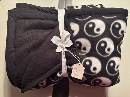 Yin Yang Fleece Blanket
