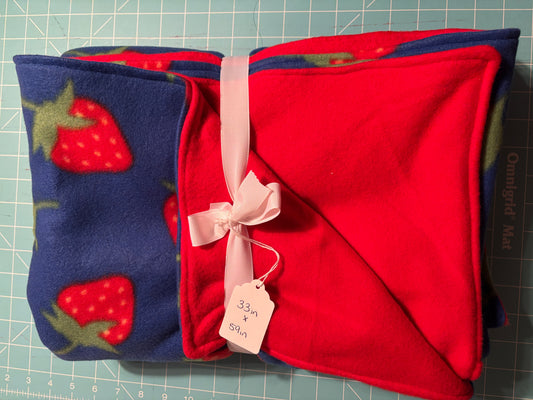 Strawberry Fleece Blanket