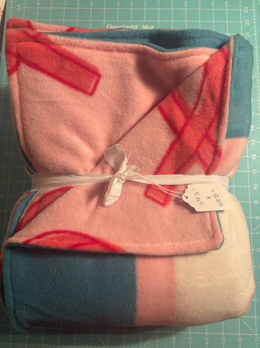Breast Cancer Fleece Blanket